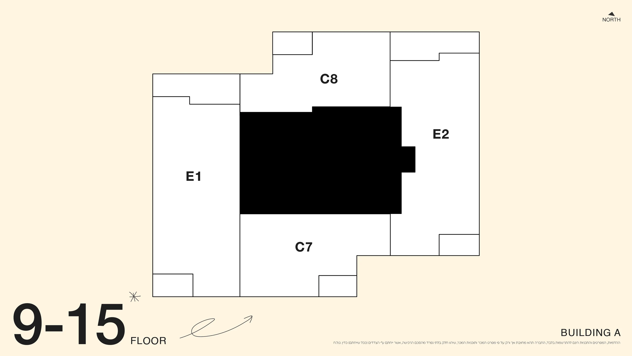 Frankly Building A · Floors 9–15