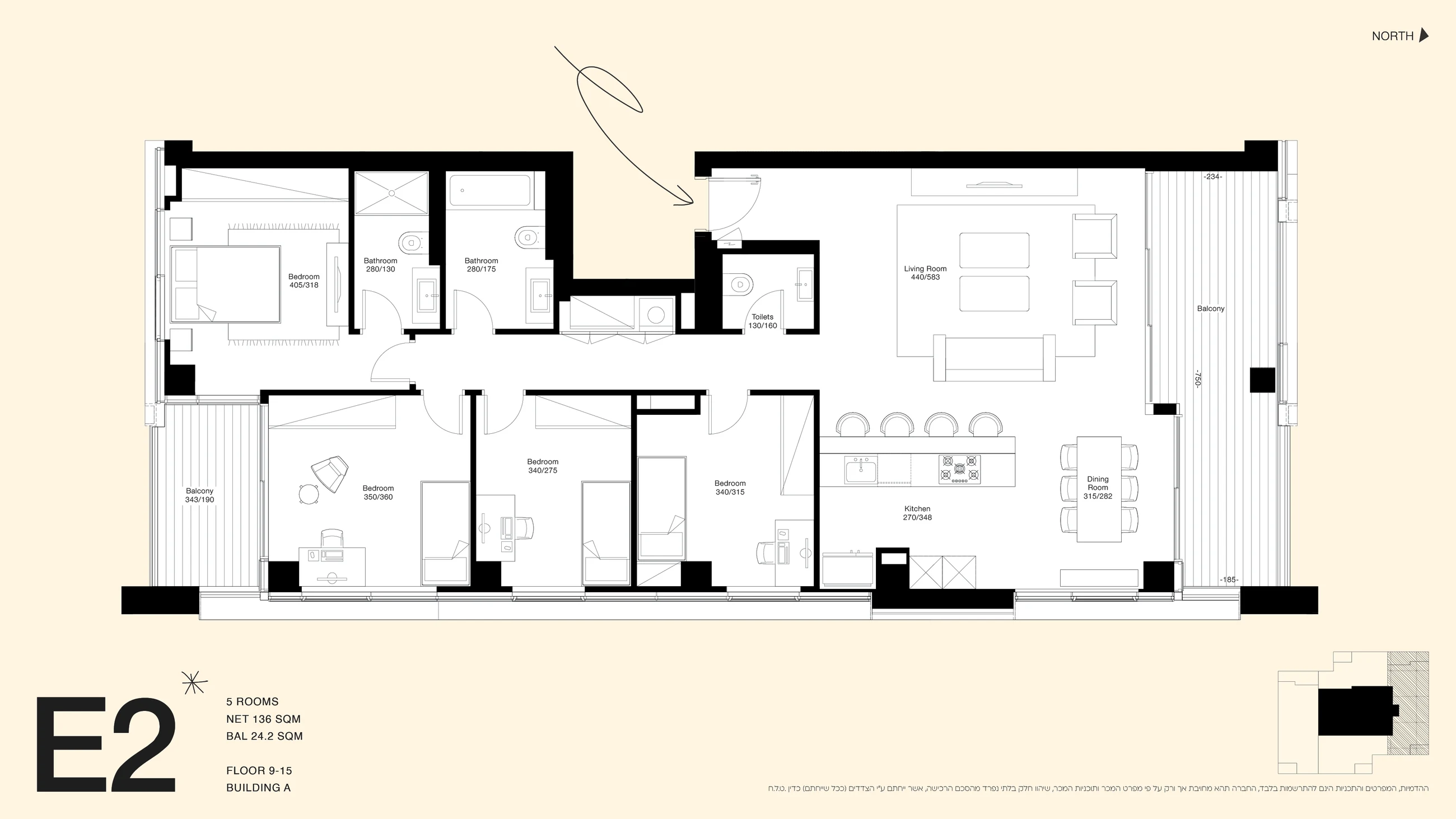 Frankly Building A layout E2 illustrative floor plan