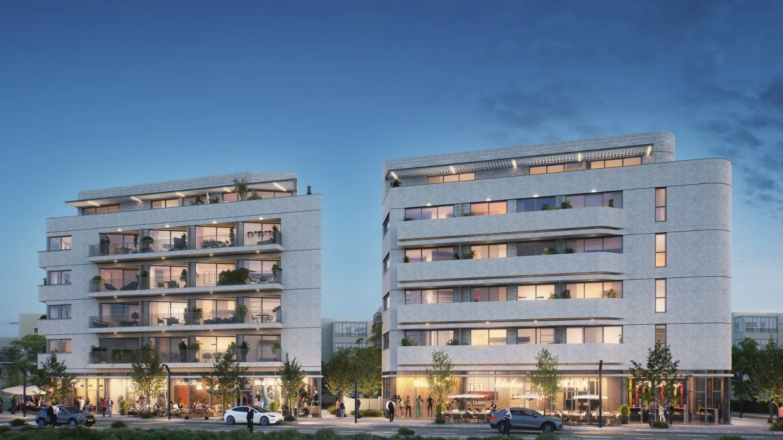 Libby, Yehuda Halevi 50–52, Tel Aviv project rendering 3