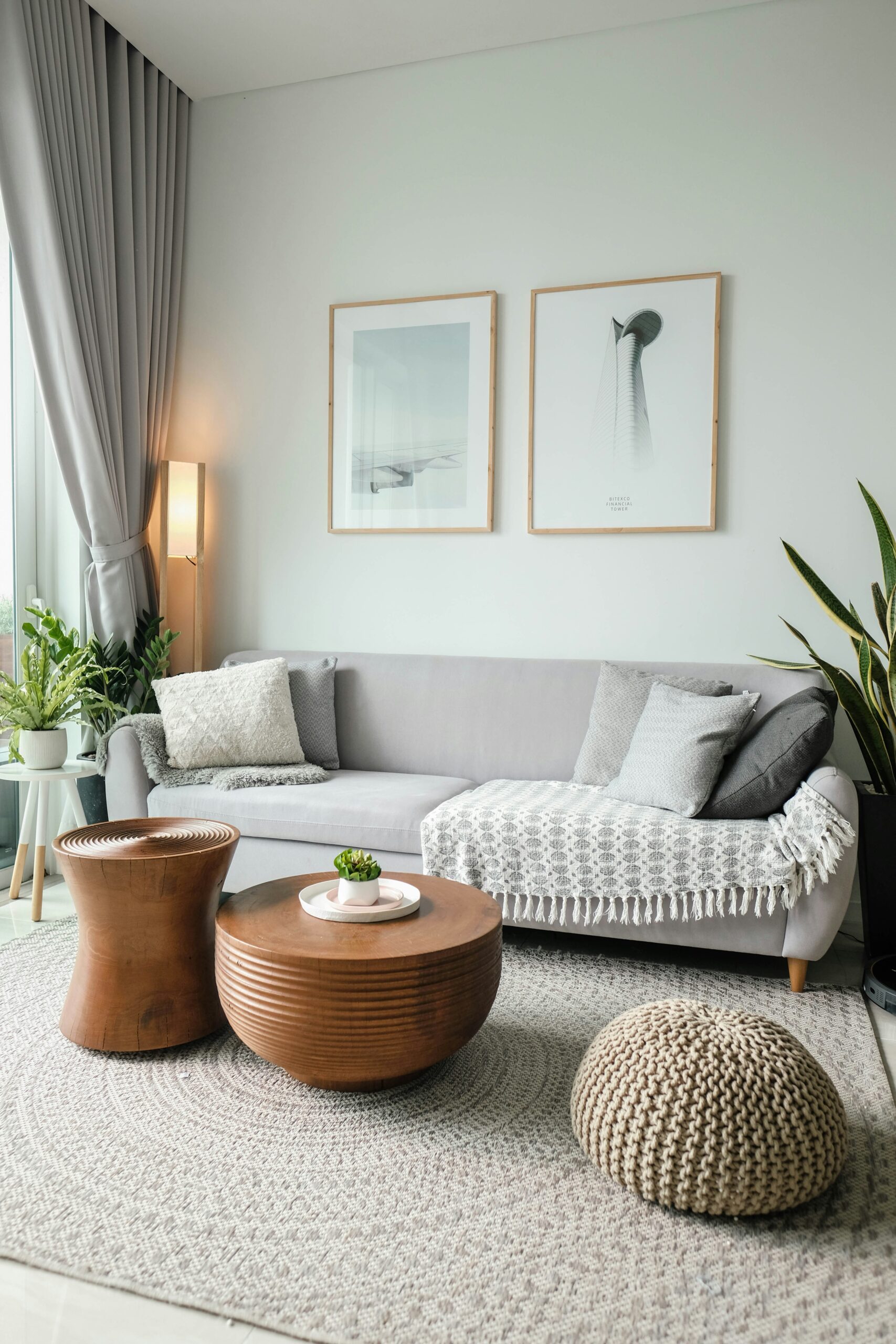 Cozy bedroom with soft lighting and simple decor, offering a relaxing atmosphere.