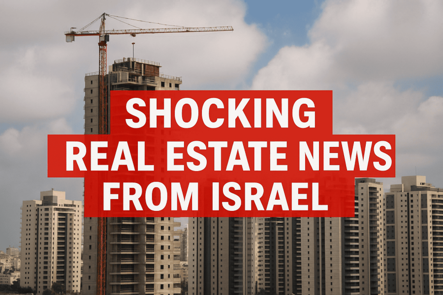 Shocking Israel Real Estate News Update