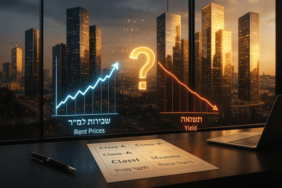 Rent prices versus real estate investment yield.