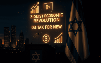 Zionist economic revolution with 0 percent tax.