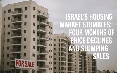 Israel housing market declines with falling prices and sales.