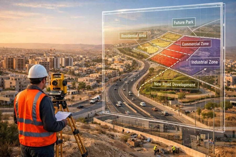 Urban infrastructure development and transparent land administration planning in Rahat