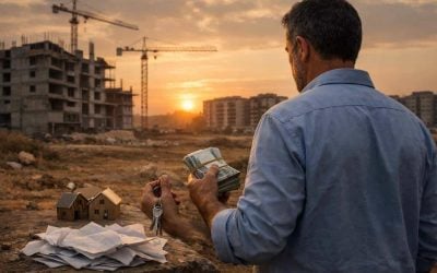 Israeli buyer reviewing a 20/80 property offer with missing paperwork