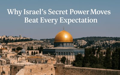 Israel's secret power moves revealed.