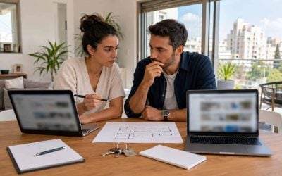 Cross-portal burst score for top agents in the Israeli real estate market