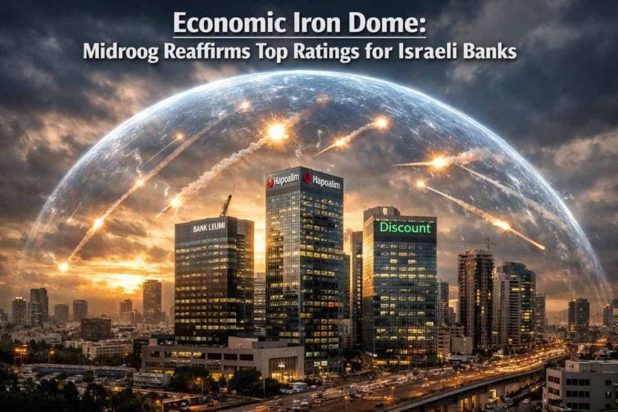 Midroog credit rating agency report on Israeli banks financial stability