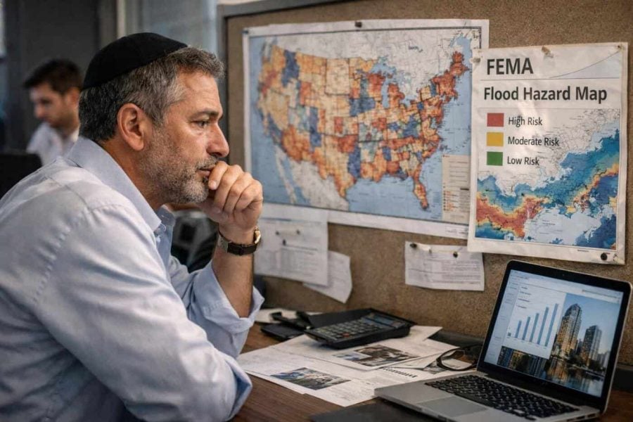 FEMA 2026 flood map update illustration affecting US real estate investments