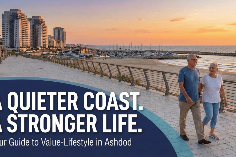 Ashdod Israel waterfront city life.