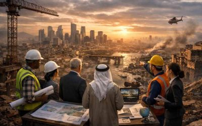 Global leaders reviewing blueprints for resilient infrastructure development