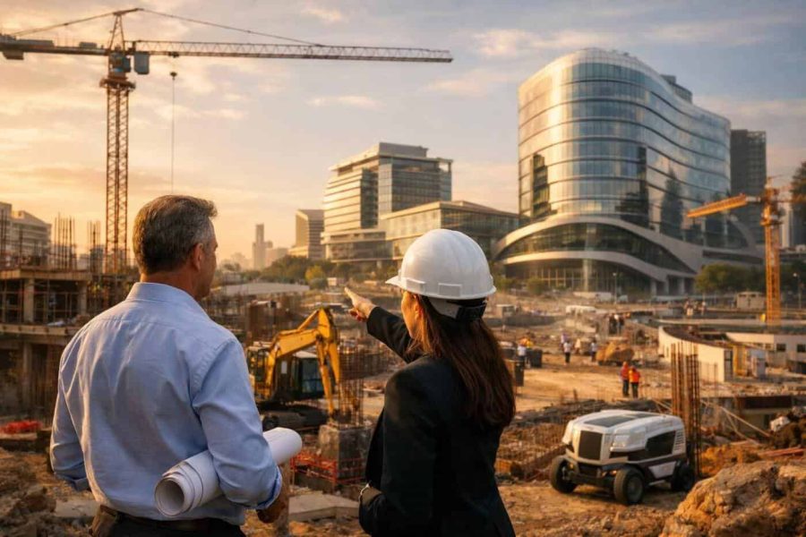 Architectural rendering of the newly approved Science Park in Herzliya high-tech district