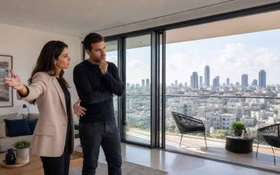 Editorial image representing High Views, No Calls — Pricing? in the Israeli residential property market