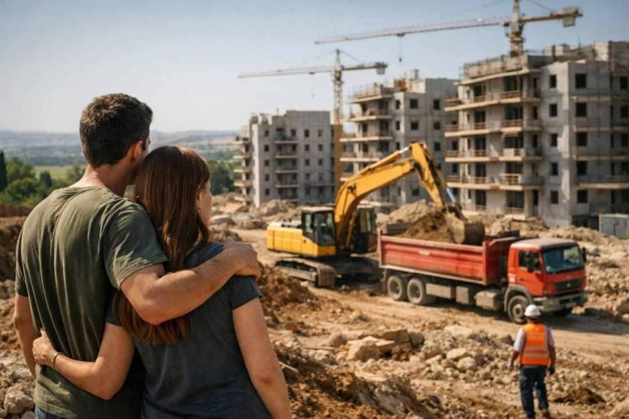 View of residential area in Beit HaEmek following ILA lease confirmation
