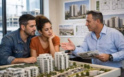 Modern residential building in Israel representing real estate market innovation and resilience
