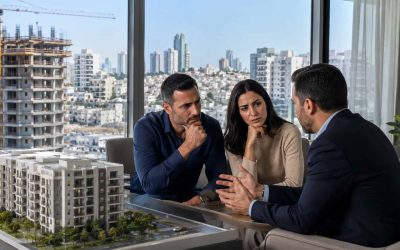 Editorial image representing Investors Growing Cautious on Pre-construction in the Israeli residential property market