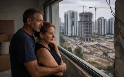 Graph illustrating Israel real estate price trends and 2026 market correction forecast