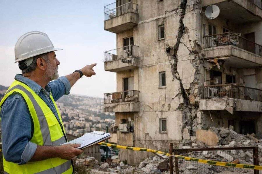 Construction and reinforcement of residential buildings in Israel's periphery as part of the national earthquake shield plan