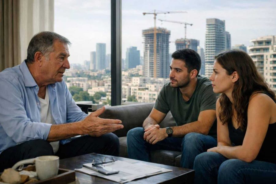 Modern residential apartment buildings in Israel representing the buy vs rent housing market shift