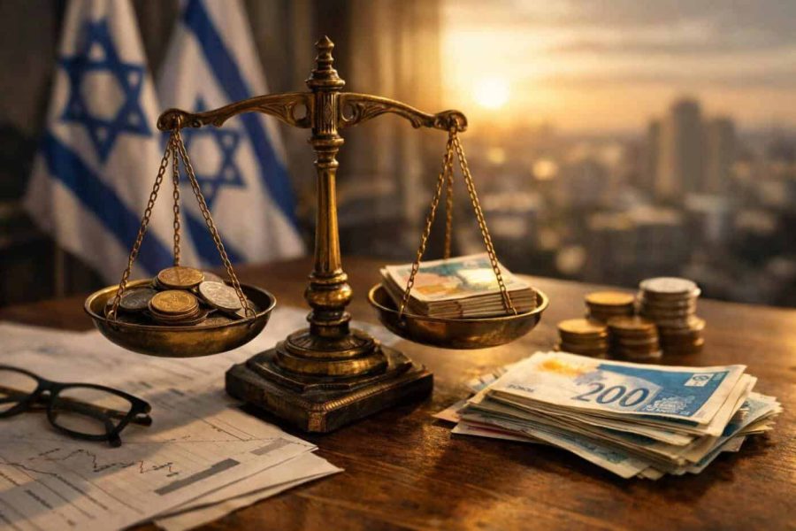 Israeli Knesset plenum during high-stakes 2026 budget debates and economic planning