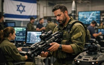 Advanced Israeli defense technology equipment representing strategic innovation and procurement surge