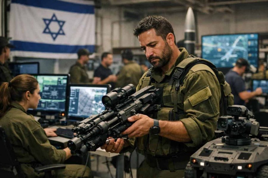 Advanced Israeli defense technology equipment representing strategic innovation and procurement surge