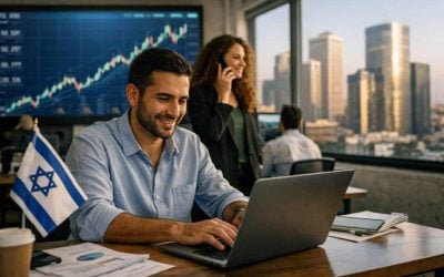 Graph illustrating IMF forecast of 4.8% economic growth for Israel in 2026