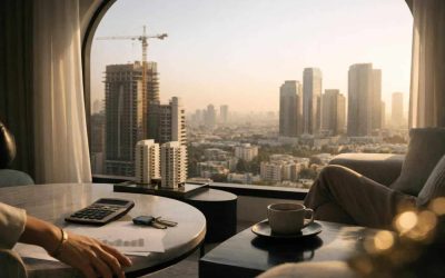 Tel Aviv skyline featuring construction cranes and high-rise buildings representing Israel's real estate reforms
