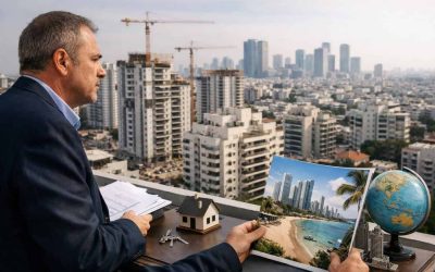 Israel real estate market trend analysis showing high domestic housing inventory versus foreign investment growth