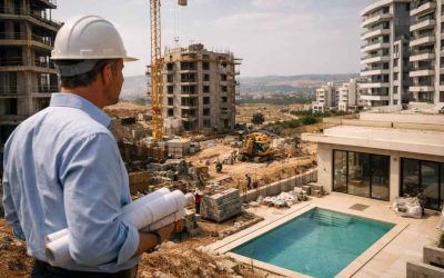 Modern residential construction in Israel representing real estate growth in the periphery and luxury sectors