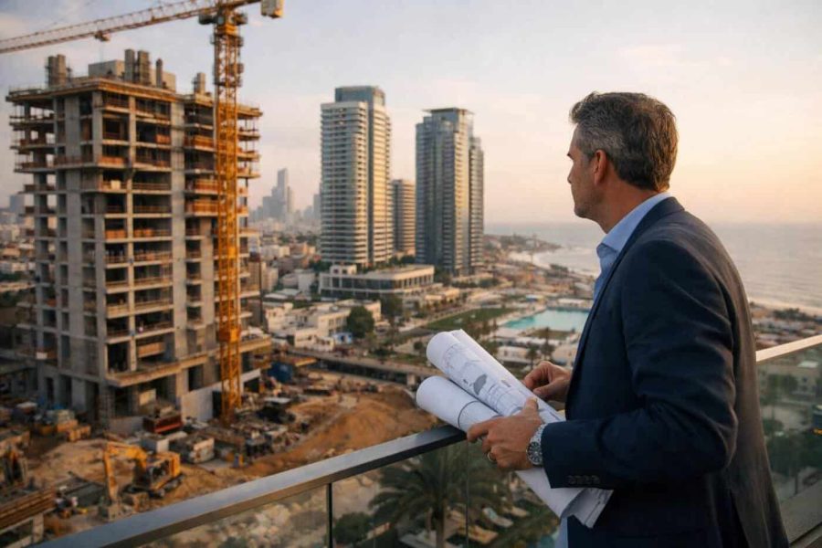 Modern luxury real estate developments in Israel symbolizing market rebound and resilience