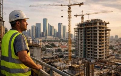 Modern Israeli city skyline representing real estate resilience and innovation