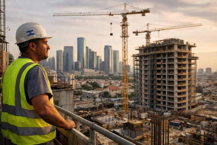 Modern Israeli city skyline representing real estate resilience and innovation