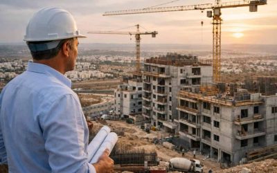 Modern residential construction in Israel's periphery representing real estate resilience and 2026 growth forecast