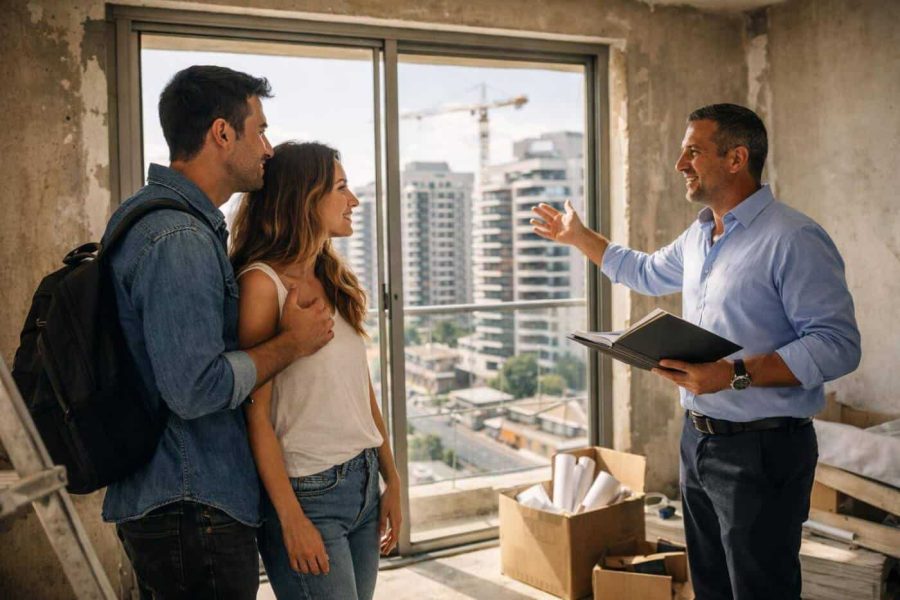 Modern residential buildings in Israel representing the real estate market resurgence