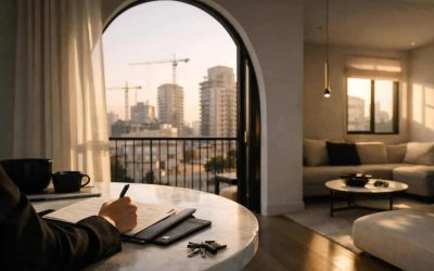 Modern residential apartment buildings in Tel Aviv representing Israel's rental market overhaul