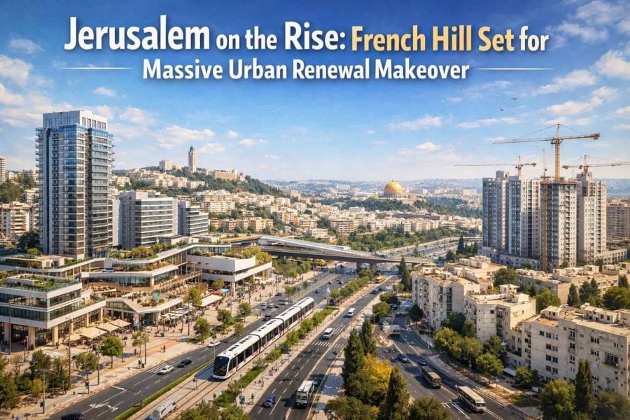 Jerusalem on the Rise French Hill Set for Massive Urban Renewal Makeover