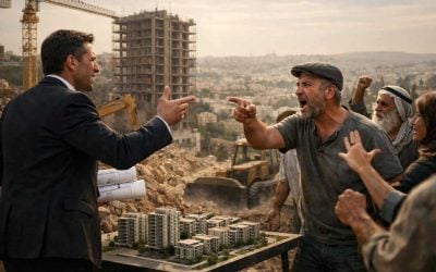 Jerusalem skyline as officials and developers dispute betterment levy rules affecting development taxes