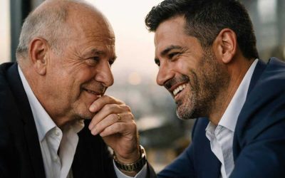 Migdal Insurance and Ruby Capital corporate logos with real estate construction background