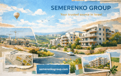 Modiin Kramim neighborhood modern apartment buildings Israel residential development Semerenko Group