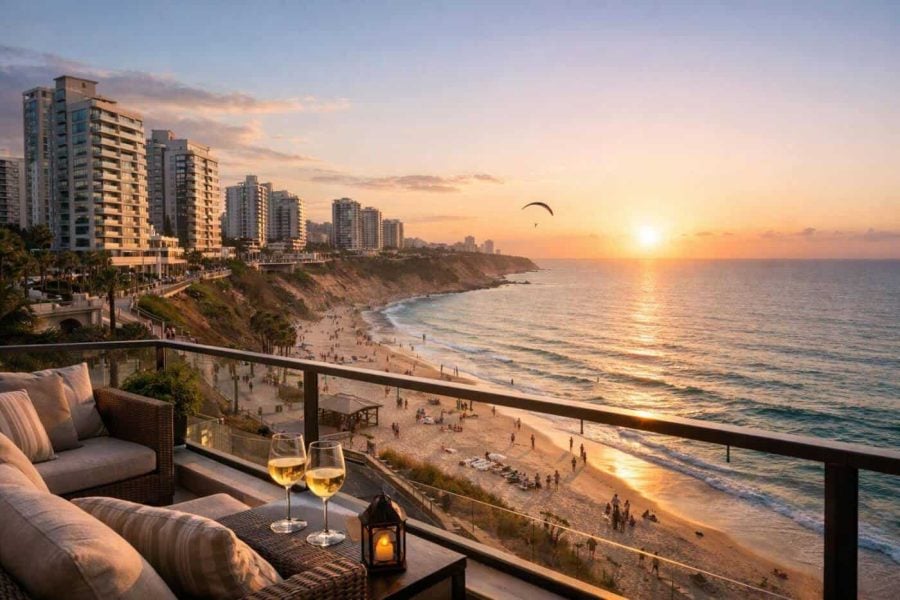 Netanya investment property on Israel's coast offering value below Tel Aviv prices