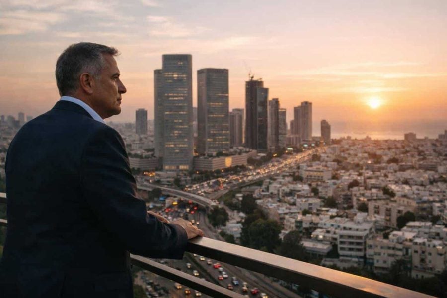 Migdal Insurance headquarters building representing the NIS 200 million investment in the Israeli economy