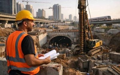 Illustration of Petah Tikva's Metro Mizrah project planning and urban development