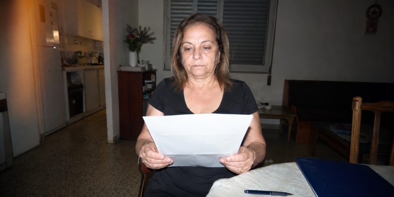 reading at the kitchen table in israel