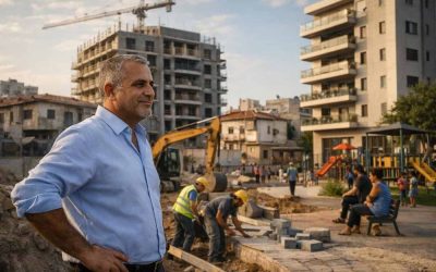 Sarfati Shimon urban renewal project rendering in Rehovot Shaarayim neighborhood