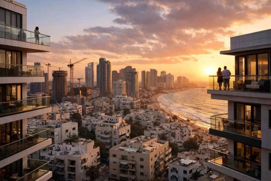 Tel Aviv apartments return to the center of Israel's competitive property market