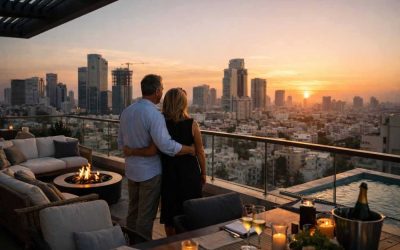 Luxury penthouse building on Zeitlin Street, Tel Aviv