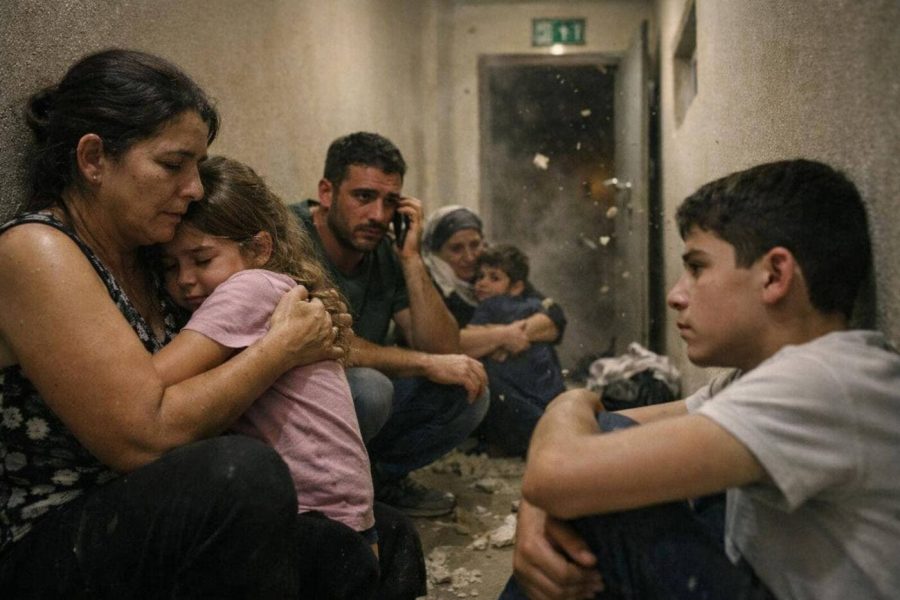 Residential buildings in Israel lacking private reinforced security rooms (MAMAD) amidst rocket threats