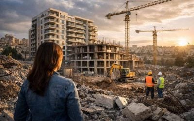Modern skyline representing the resilient shift in Israel's real estate market